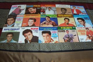 Elvis Presley 15 45 Rpm Records Never Played 30 Songs From A Virus Home