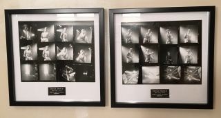 David Bowie Isolar Tour 1978 Toronto Photo Sheets Framed Set Of 2