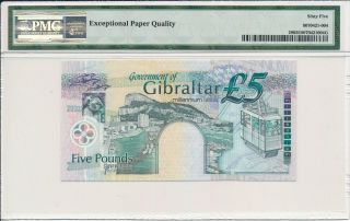 Government of Gibraltar Gibraltar 5 Pounds 2000 Commemorative PMG 65EPQ 3