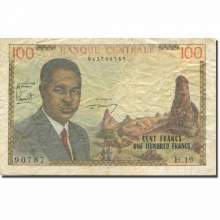 [ 279423] Billet,  Cameroun,  100 Francs,  Km:10a,  Tb