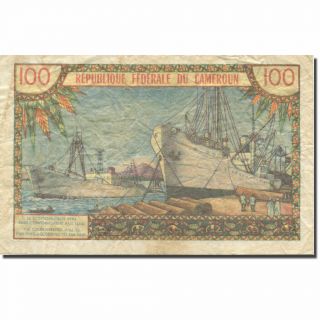 [ 279423] Billet,  Cameroun,  100 Francs,  KM:10a,  TB 2