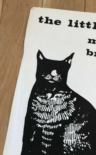 The Little Fat Black Pussy Cat - Vintage Bradford Poster Georgia Fame Moody Blues 3