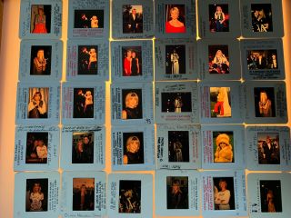 30 X 1980s 1990s Photo Slide,  Press,  Olivia Newton John.  Concerts,  Red Carpet Etc
