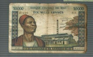 Mali 10000 Francs S/n 453