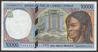 Central African States (gabon) 10000 Francs 2000 P - 405lf / B105lf 311