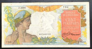 French Indochina 100 Piastre P.  82 (1947 - 1954)