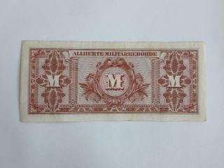 WW2 German Nazi Era Germany Military Reichsmark Banknote 100 Mark - 1944 2