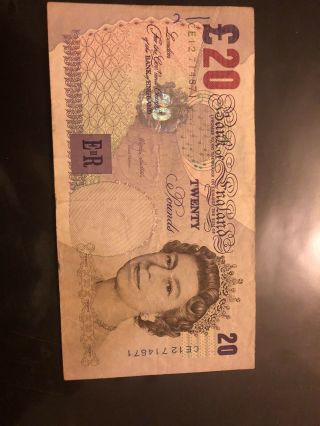 Bank Of England Twenty Pound 1857