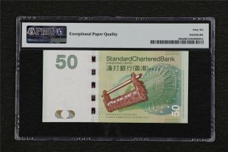 2016 Hong Kong China - Standard Chartered Bank 50 Dollars Pick 298e PMG66EPQUNC 2