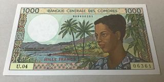 Comoros - 1000 Francs 1984 - P 11 Uncirculated