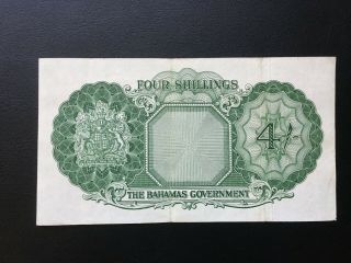 Bahamas (1977),  1953,  4 Shillings,  P13b,  VF,  Crisp 2