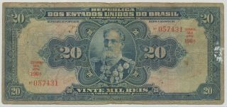 Brazil 20 Mil Reis Nd (1931),  P.  48d_f -
