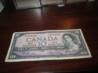 1954 - Canada $10 Bill - Canadian Ten Dollar Note - Mt6704226