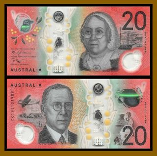 Australia 20 Dollars,  2019 P - Polymer Unc