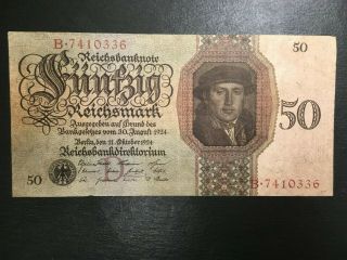 Germany 50 Reichsmark 1924