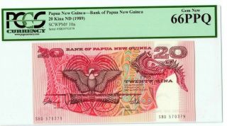 Papua Guinea 20 Kina Nd 1989