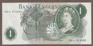 1966/70 Great Britian 1 Pound Note Unc