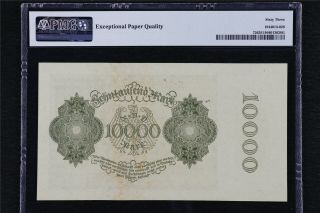 1922 Germany Reichsbanknote 10000 Mark Pick 72 PMG 63 EPQ Choice UNC 2