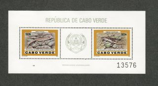 Cape Verde Sc 495 M/nh/vf,  Wwf Sheet,  Cv.  $30