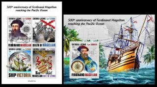 Sierra Leone 2020 500th Anniv.  Of Ferdinand Magellan Reaching The Pacific.  (410)