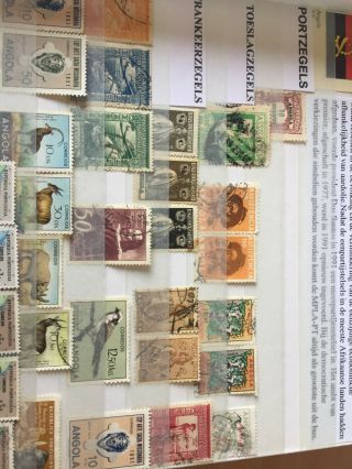 Angola Stamp Lot Incl Mnh Old And Currency And,  Great Animals