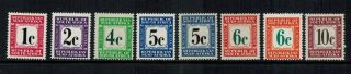 South Africa 1961 - 69 Postage Due Selection Mnh
