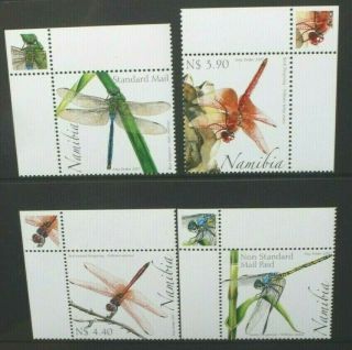 Namibia 2007 Nature Insects: Dragonflies.  Set Of 4.  Never Hinged.  Sg.