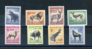 South Africa 1954 4 1/2d To 10s Sg 137/164 Cat £35 Unmounted (d3863)