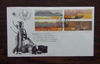 South Africa 1975 Tourism Set On First Day Cover