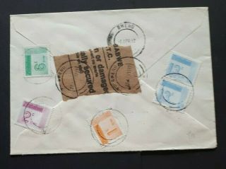 Zimbabwe 1993 Inflation Postage Due Cover To Gweru With 5 Due Stamps 35c