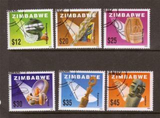 Zimbabawe,  2002,  Local Crafts,  Sg 1073 - 78,  Fine Set 4