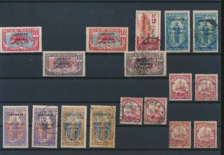 Lm45537 Cameroon French Occupation Overprint Classic Lot