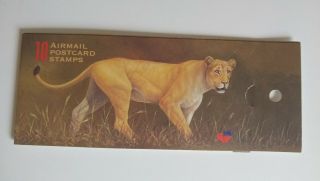 South Africa Stamps Booklet Kruger National Park Centenary 1998.  Wildlife Stamp