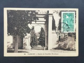 Algeria Tlemcen Postcard With Stamp On Picture Unaddressed