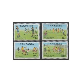 Tanzanie - 1990 - No 551a/551d - Coupe Du Monde De Football