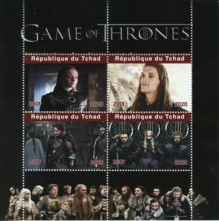 Chad Stamps 2020 Cto Game Of Thrones Sansa Stark Daenerys Targaryen 4v M/s