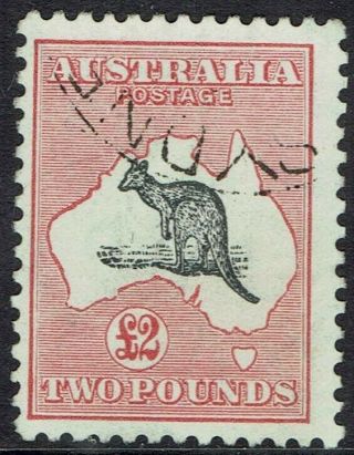 Australia 1931 Kangaroo 2 Pounds Wmk C Of A