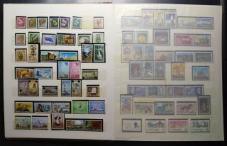 Dec,  Pacific,  Nz 600,  Stamps,  Muh,  1967 - 88,  95 Complete,  Cv$1000,  Fv$185,  2148