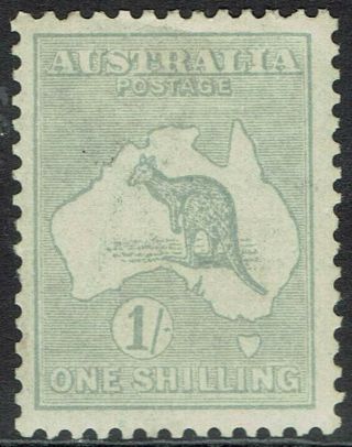 Australia 1915 Kangaroo 1/ - Die Iib 3rd Wmk