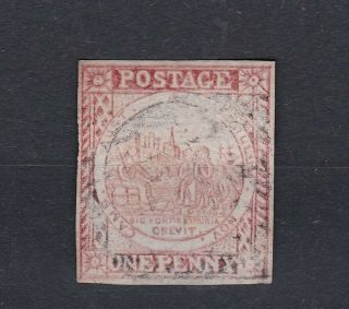 Australian States South Wales.  1850 One Penny Sydney View.