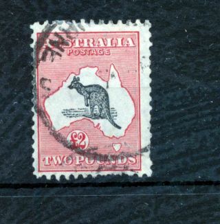 Australia 1929/30 Kangaroo 2 Pound Filler (nt 9744s