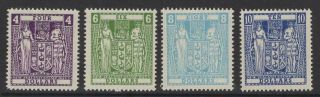 Zealand Sgf219/22 1967 Decimal Currency Postal Fiscal Set Mnh
