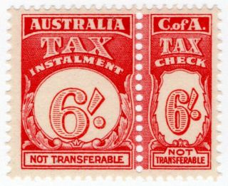 (i.  B) Australia Revenue : Tax Instalment 6/ -
