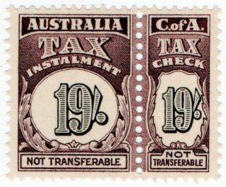 (i.  B) Australia Revenue : Tax Instalment 19/ -