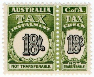 (i.  B) Australia Revenue : Tax Instalment 18/ -