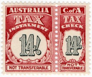 (i.  B) Australia Revenue : Tax Instalment 14/ -