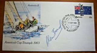 1983 Alan Bond Signed Australia 11 America 