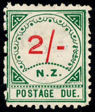Nz,  2/ - Postage Dues 1899 - 1900,  Cp Y14a,  M,  F,  Cv$nz450