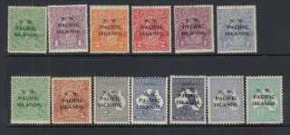 North West Pacific Islands - Selection Of 13 Stamps - Mounted