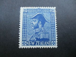 Zealand Stamps: 2/ - Blue Kgv - Great Item (k153)